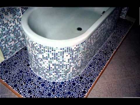 ecran de baie de mozaic